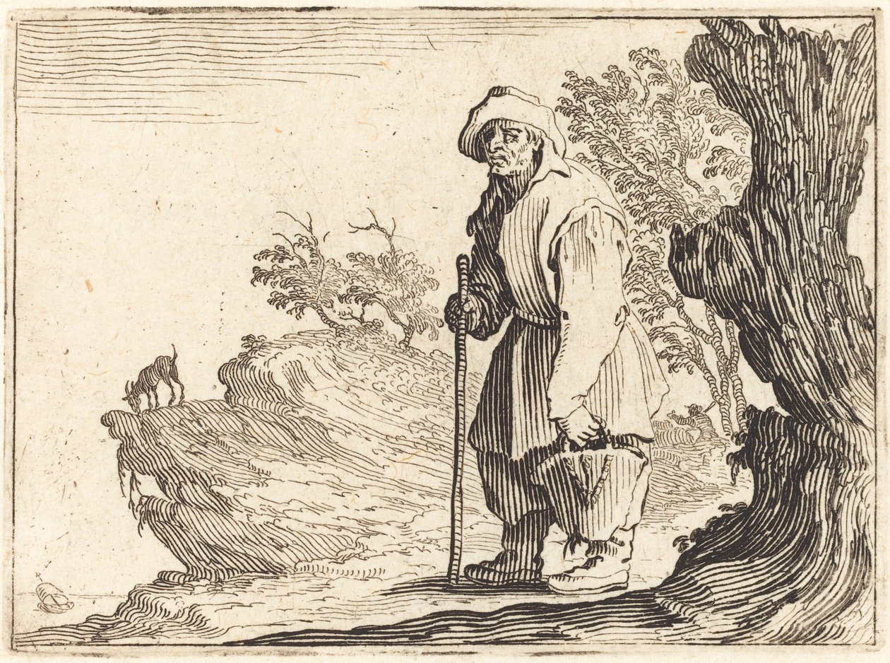 Chłop z workiem autorstwa Jacques Callot