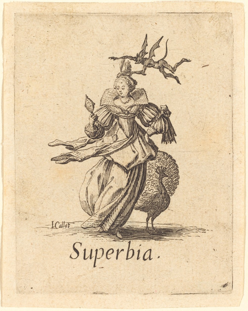 Duma (próżność) autorstwa Jacques Callot
