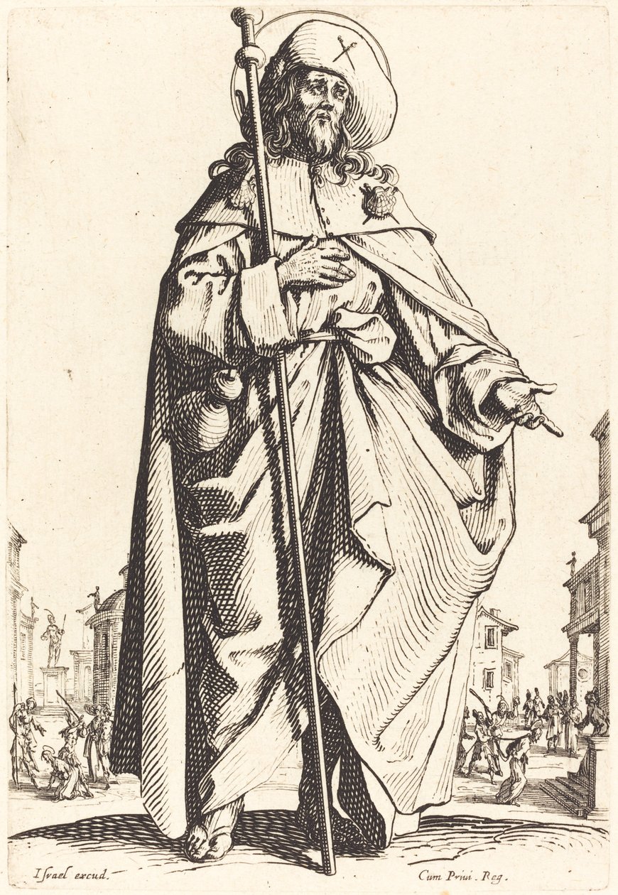 Św. Jakub Wielki autorstwa Jacques Callot