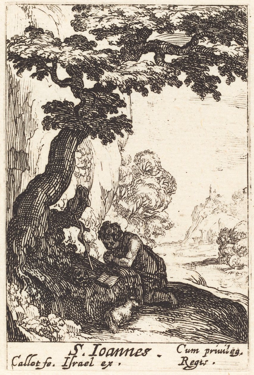 Św. Jan Chrzciciel autorstwa Jacques Callot