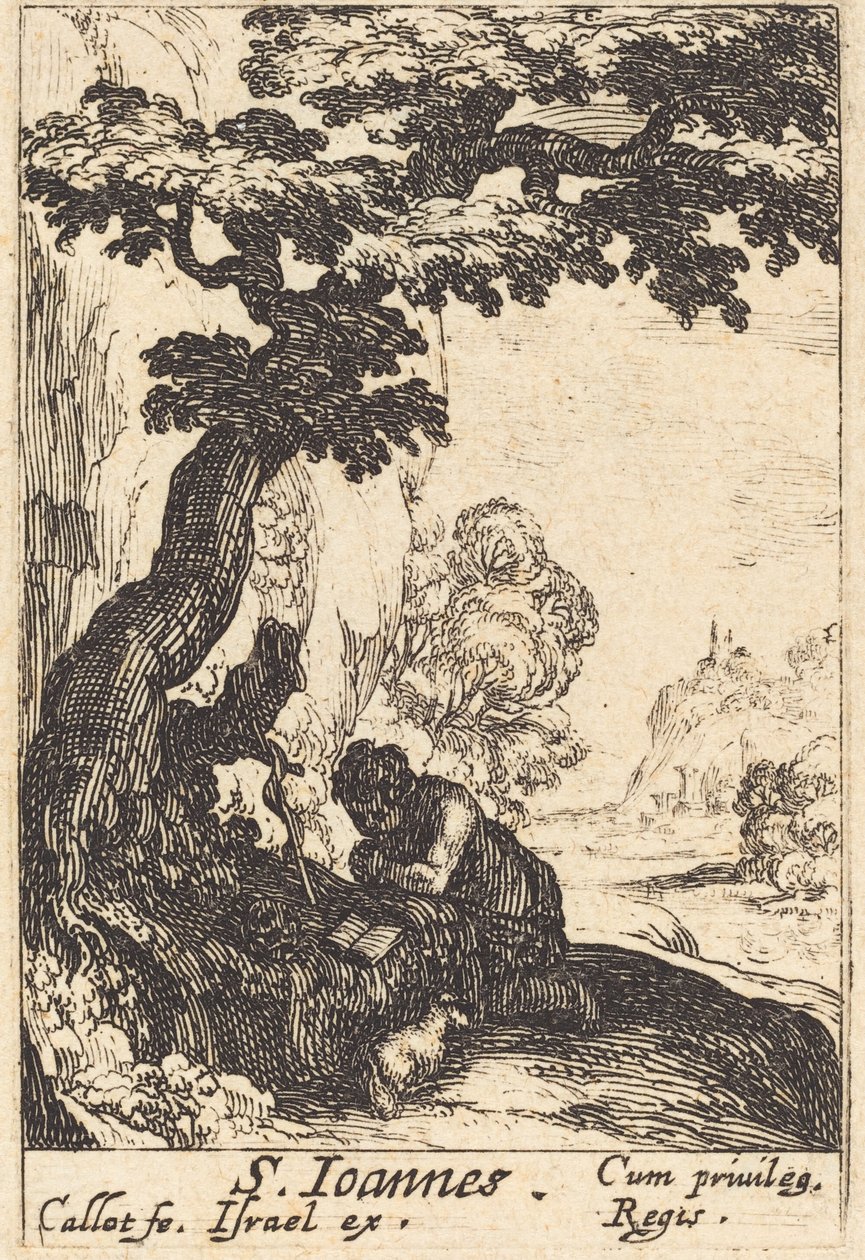 Św. Jan Chrzciciel autorstwa Jacques Callot