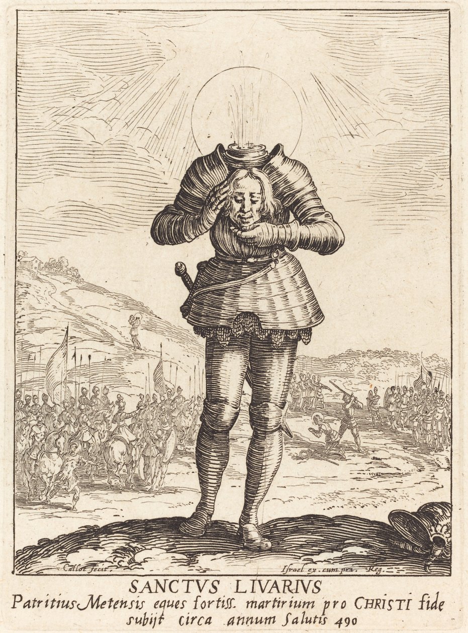 Św Livier autorstwa Jacques Callot