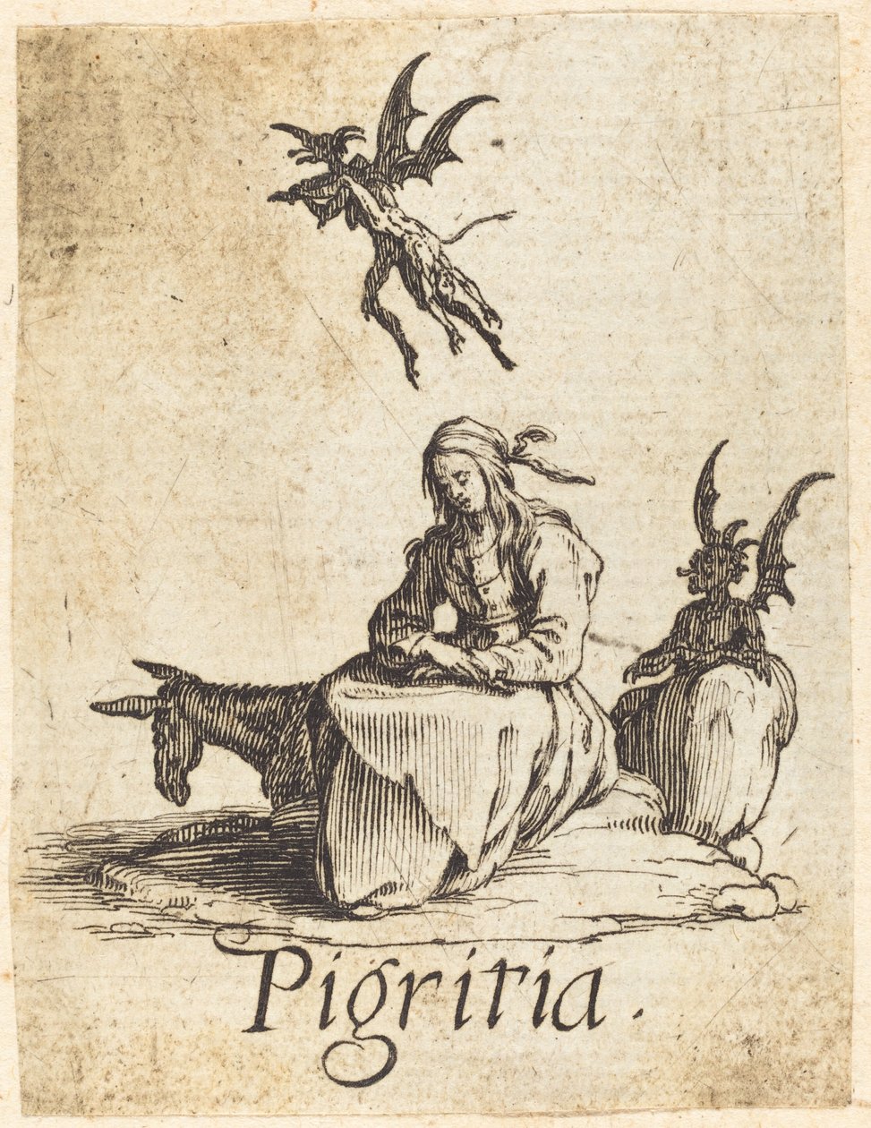 Leniwiec autorstwa Jacques Callot