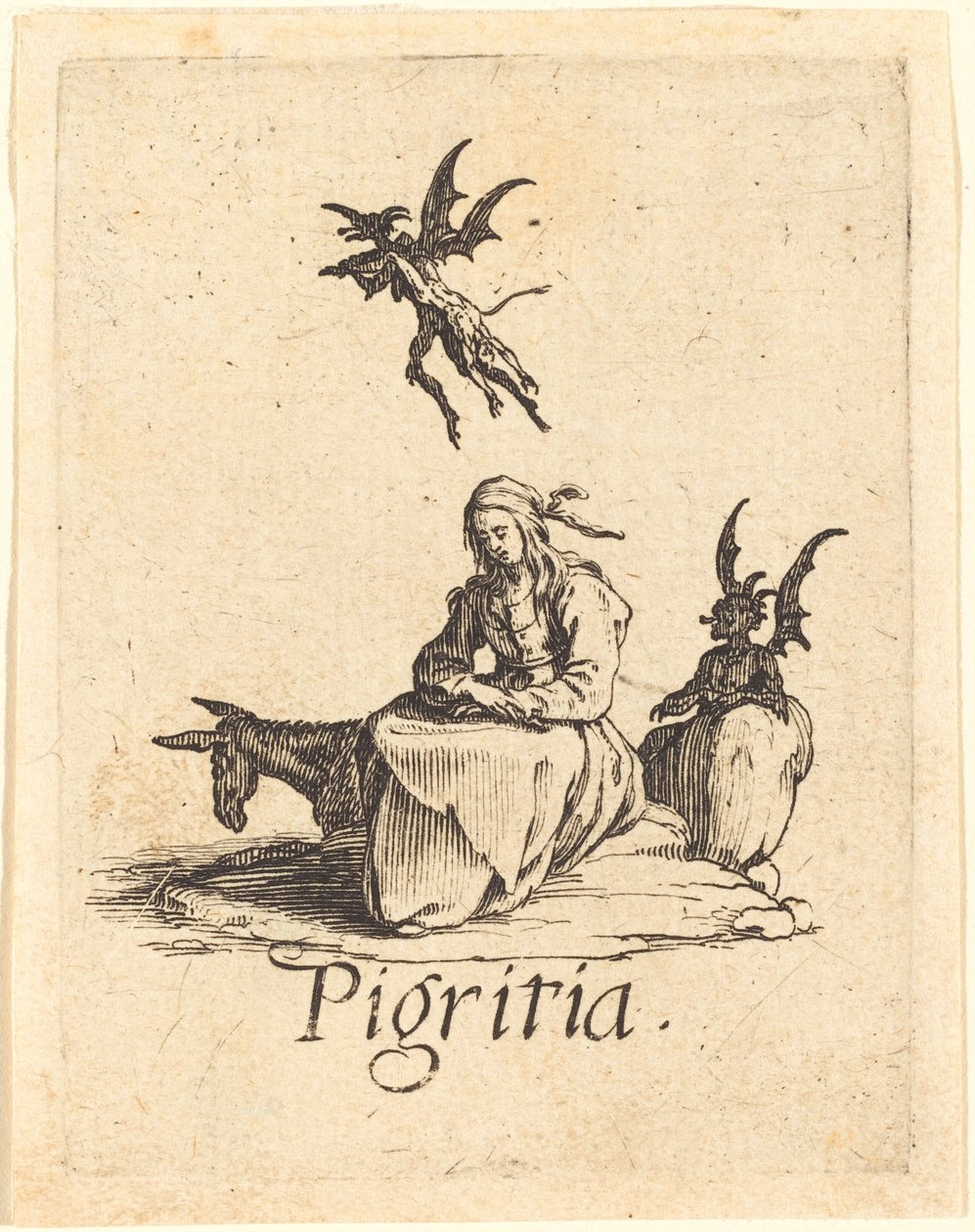 Leniwiec autorstwa Jacques Callot