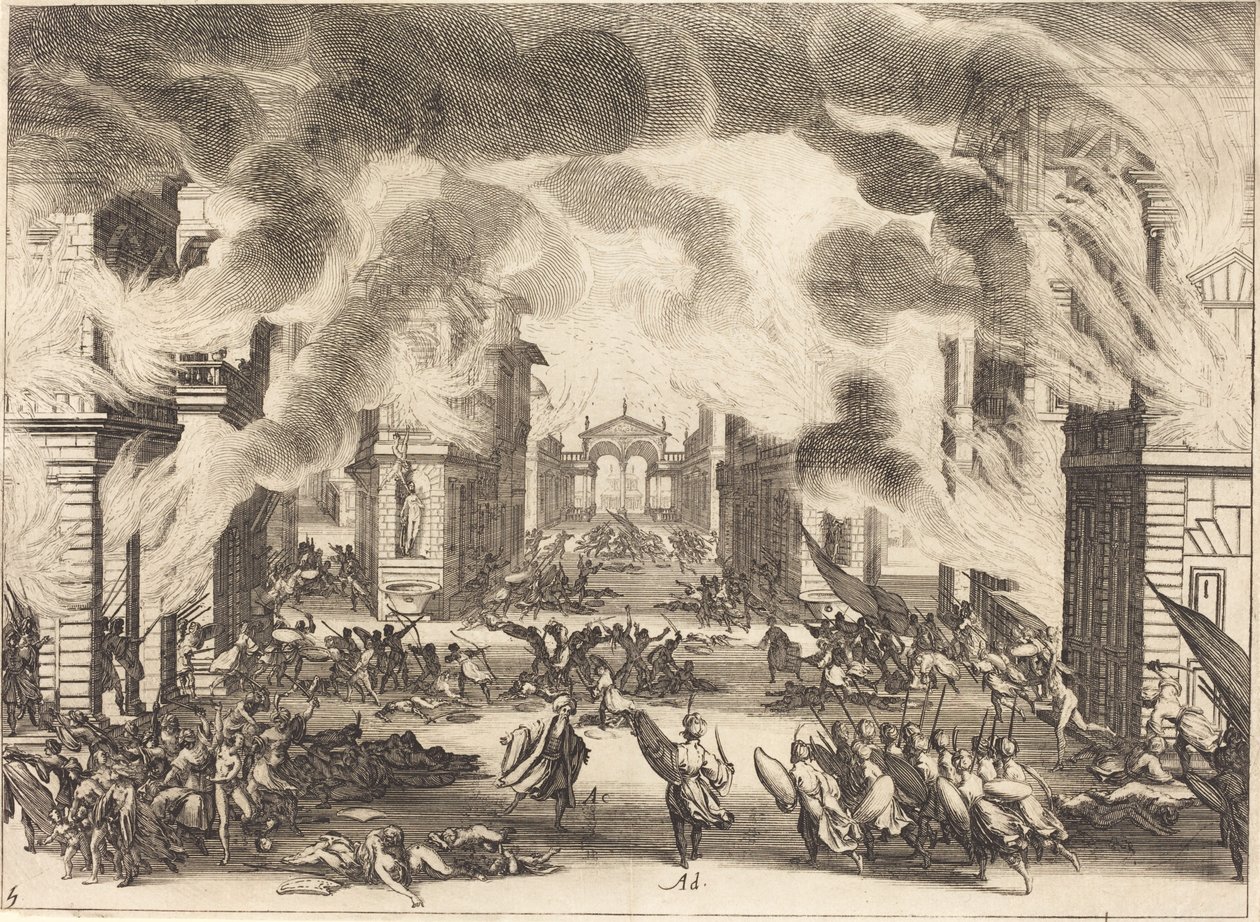 Sulejman, Akt V autorstwa Jacques Callot