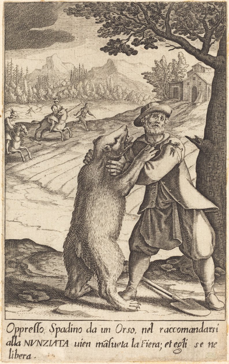 Spadino, 1619. autorstwa Jacques Callot