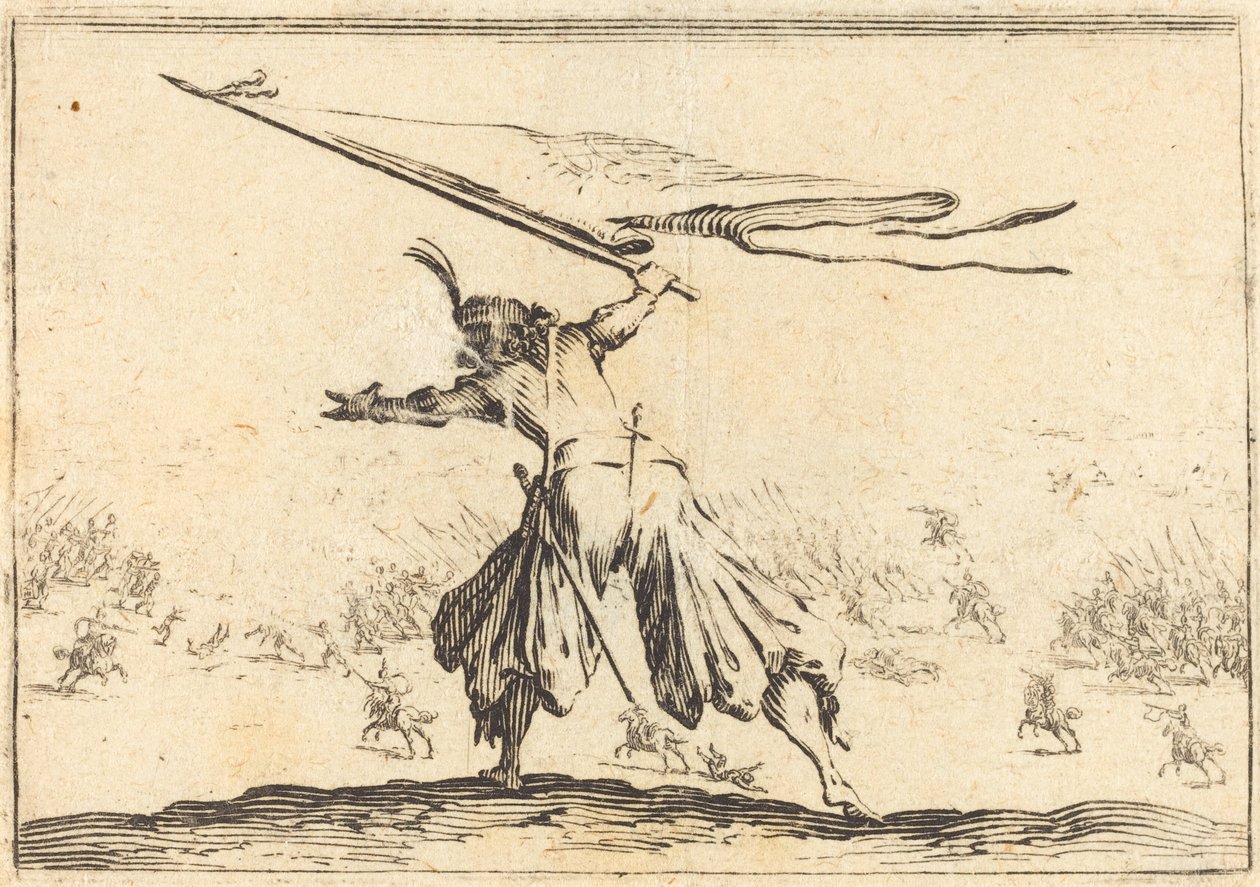 Standardowy okaziciel autorstwa Jacques Callot