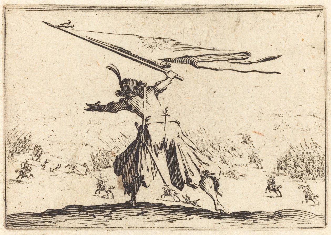 Standardowy okaziciel autorstwa Jacques Callot