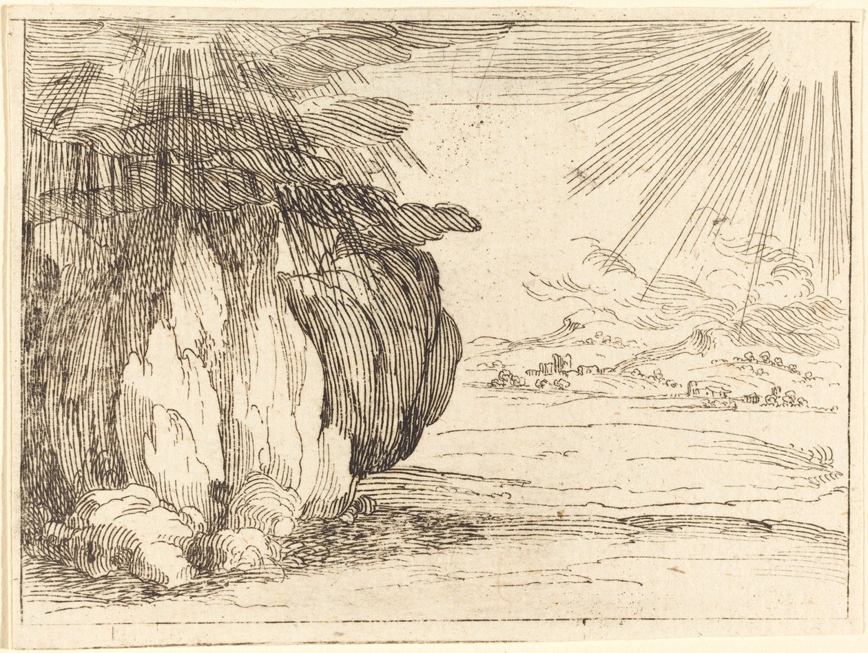 Słońce i deszcz. autorstwa Jacques Callot