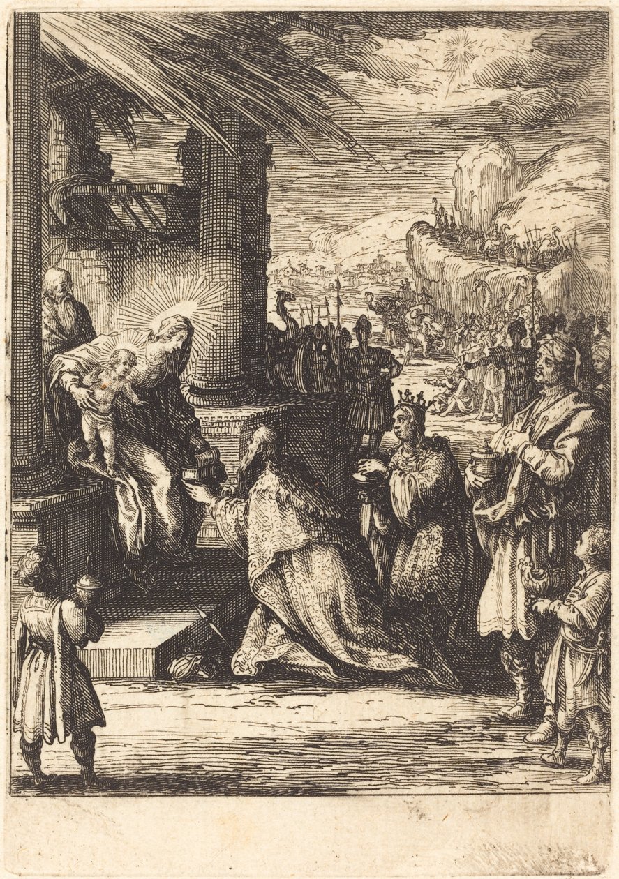 Pokłon Trzech Króli autorstwa Jacques Callot