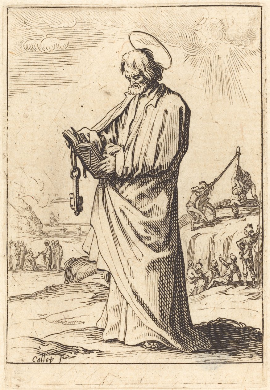 Apostoł Piotr autorstwa Jacques Callot