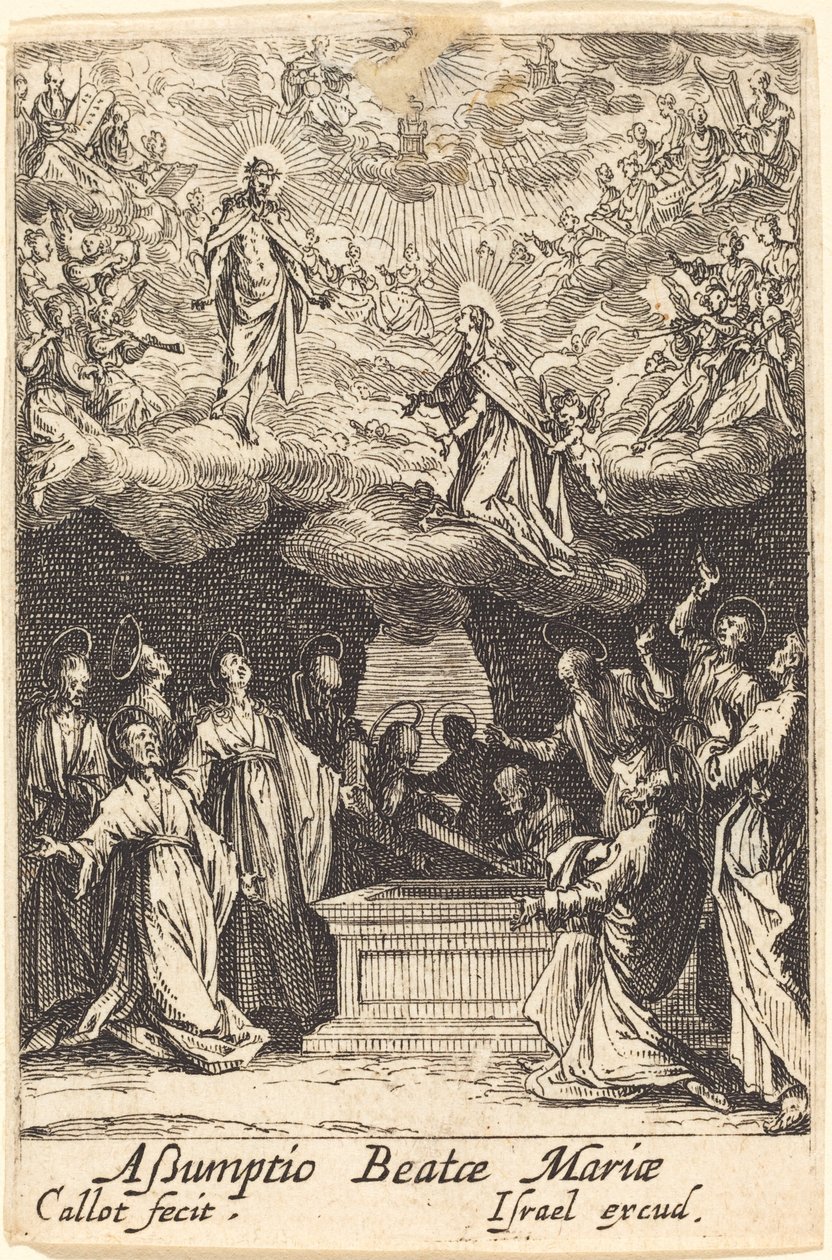 Wniebowzięcie Dziewicy autorstwa Jacques Callot