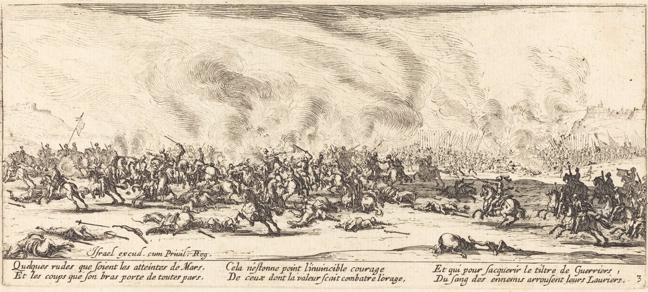 Walka autorstwa Jacques Callot