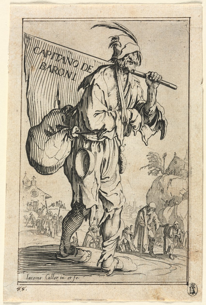 Żebracy autorstwa Jacques Callot