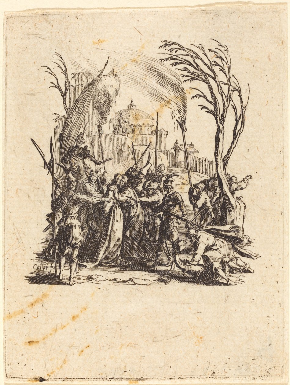 Zdrada, ok. 16241625. autorstwa Jacques Callot