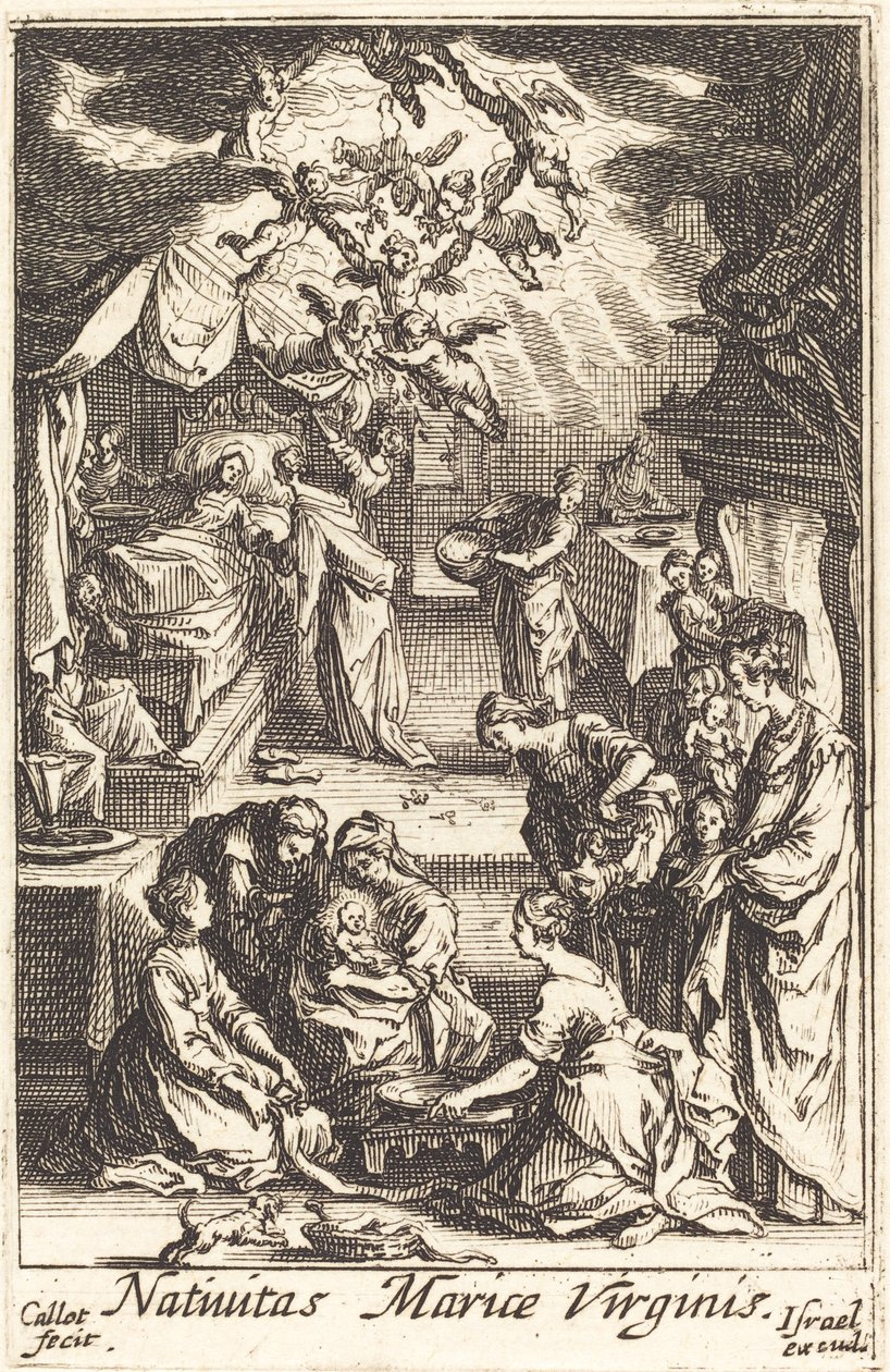 Narodziny Dziewicy autorstwa Jacques Callot