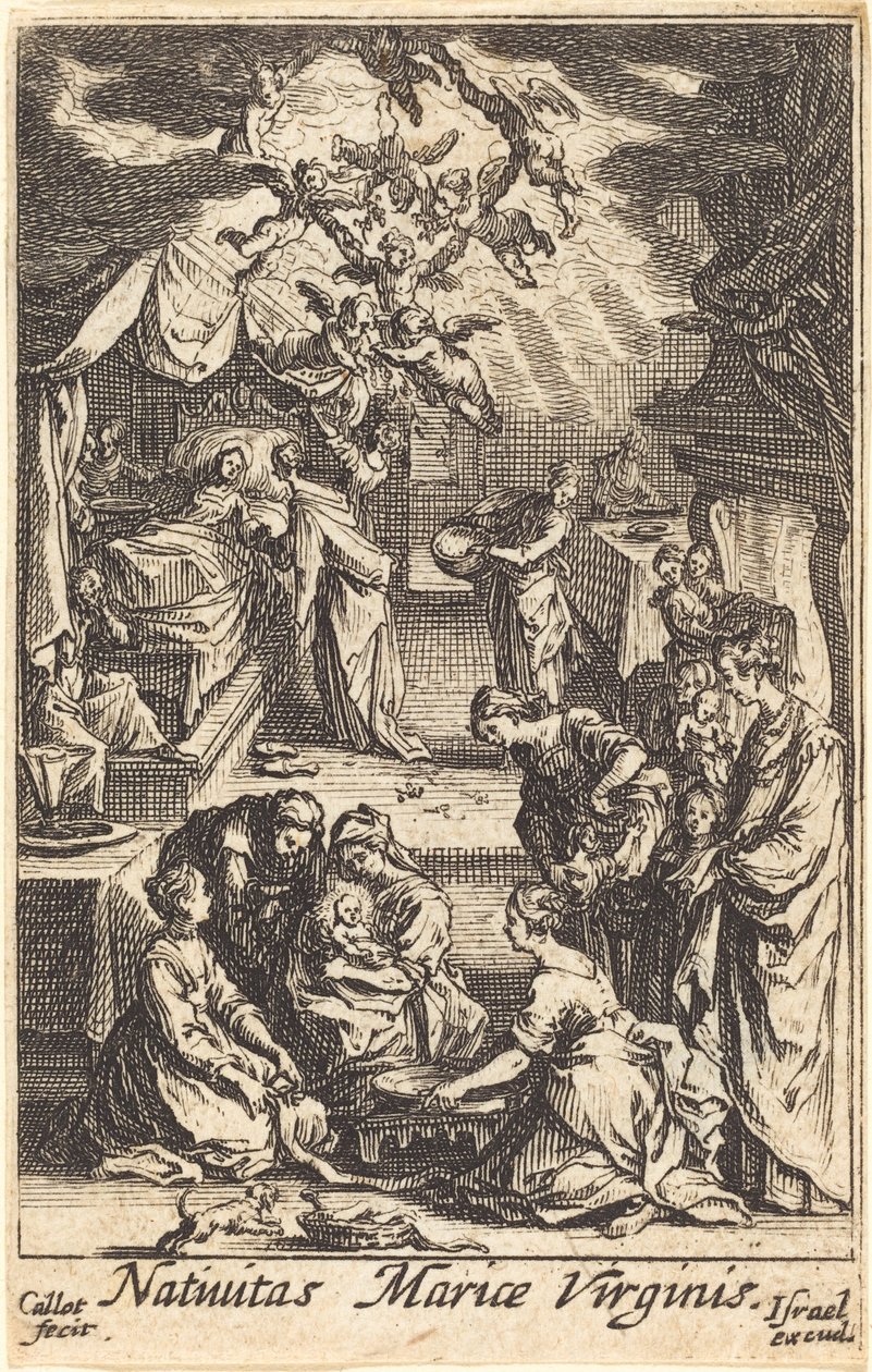Narodziny Dziewicy autorstwa Jacques Callot