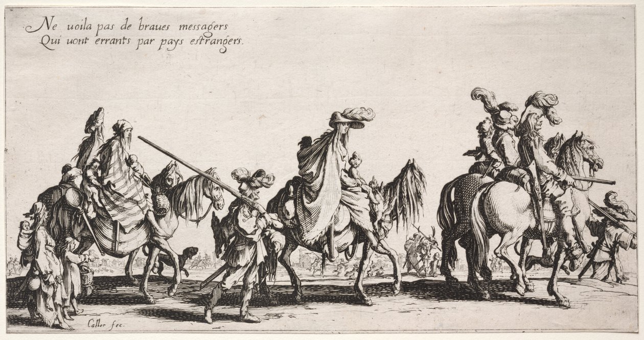 The Bohemians: The Bohemians Marsz: The Vanguard autorstwa Jacques Callot