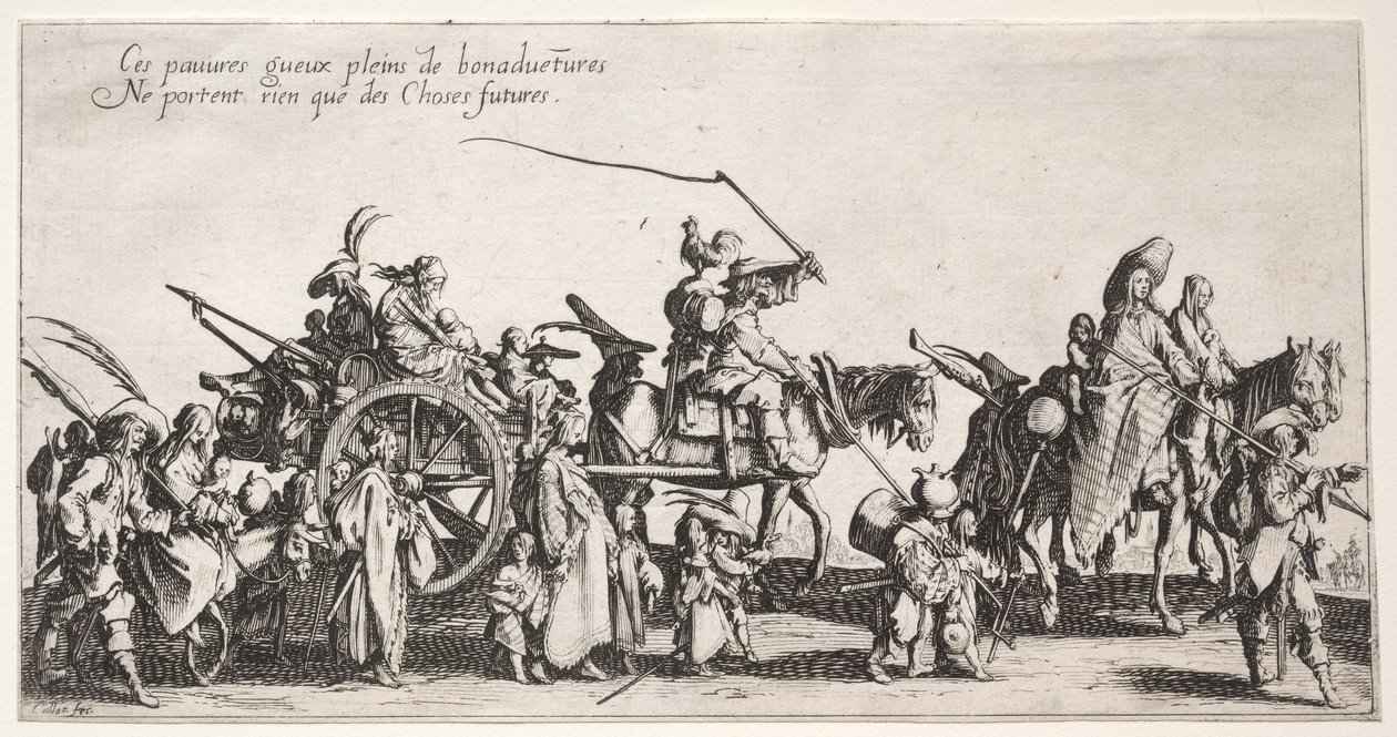 Czesi, ok. 1621-1625. autorstwa Jacques Callot