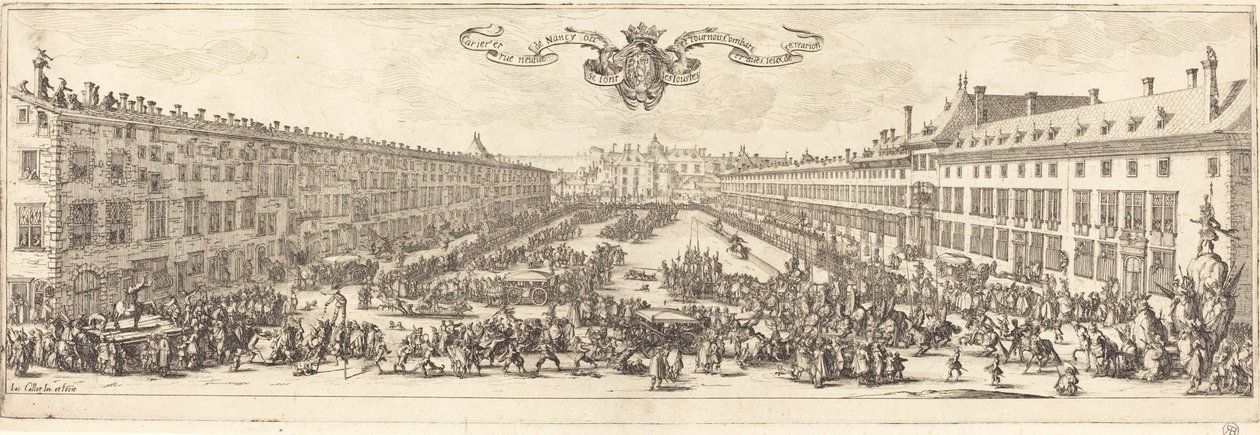 Carriere w Nancy autorstwa Jacques Callot