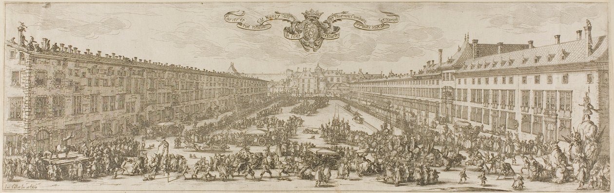 Carrière w Nancy autorstwa Jacques Callot