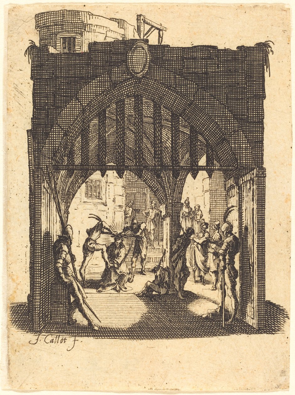 Ukoronowanie cierniem autorstwa Jacques Callot