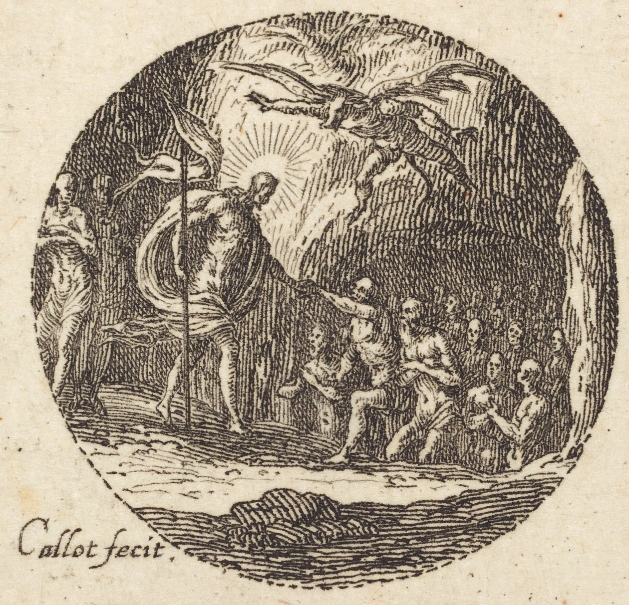 Złożenie do grobu, c. 1631. autorstwa Jacques Callot