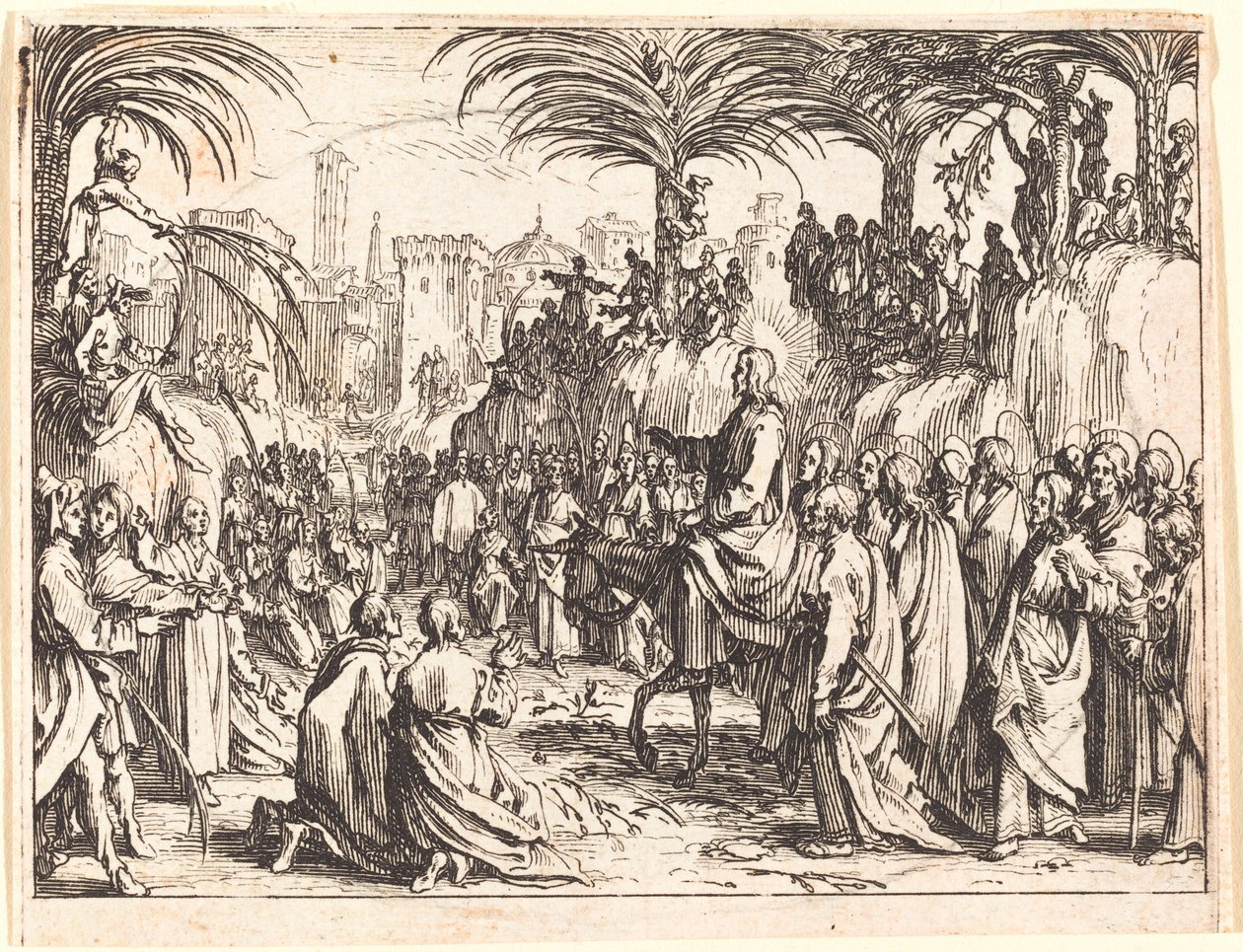 Wjazd do Jerozolimy autorstwa Jacques Callot