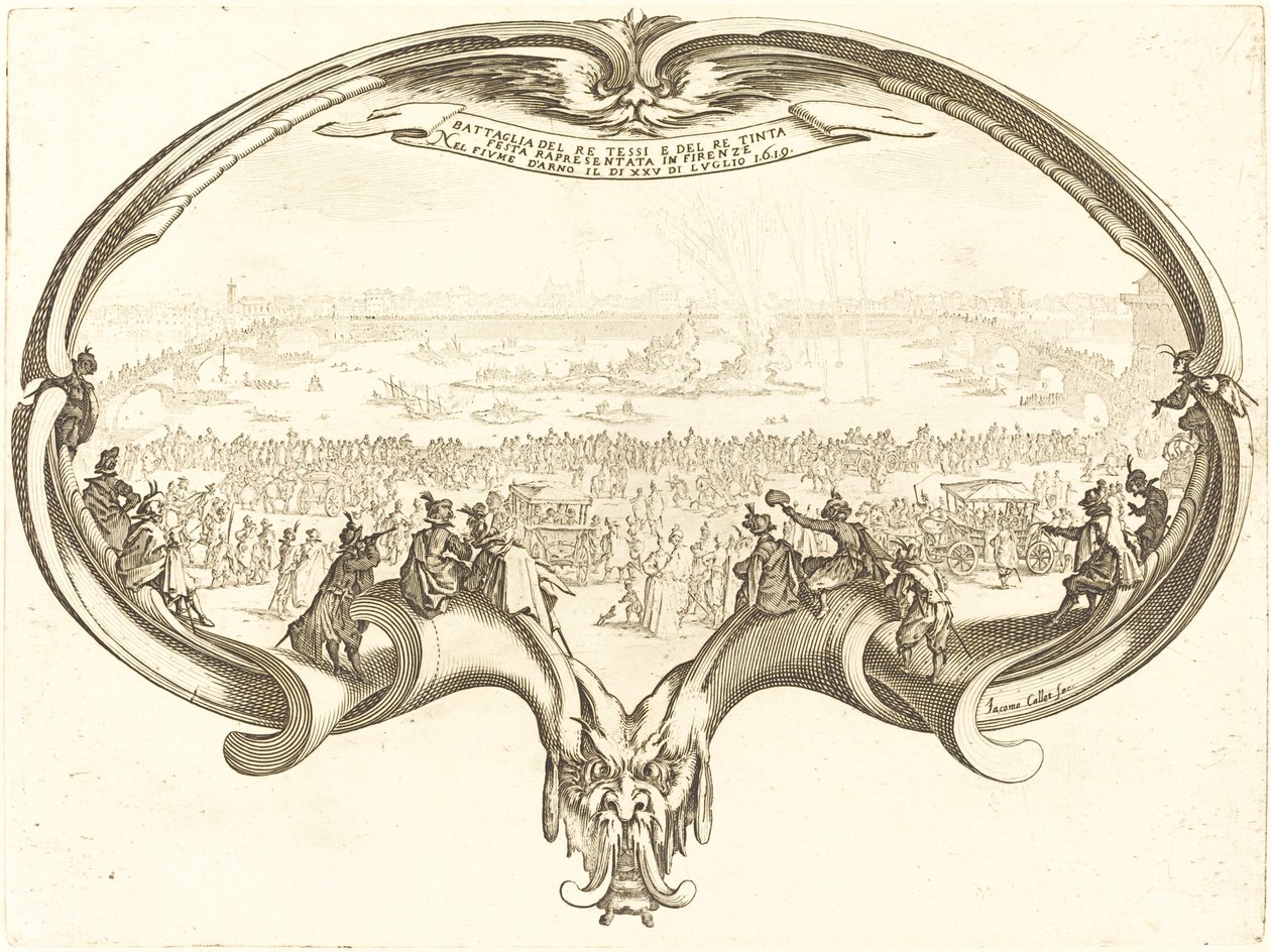 Wachlarz, 1619. autorstwa Jacques Callot