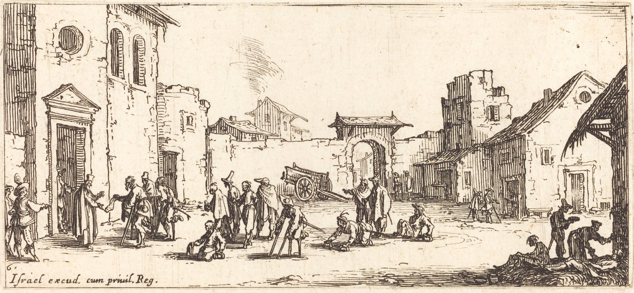 Szpital autorstwa Jacques Callot