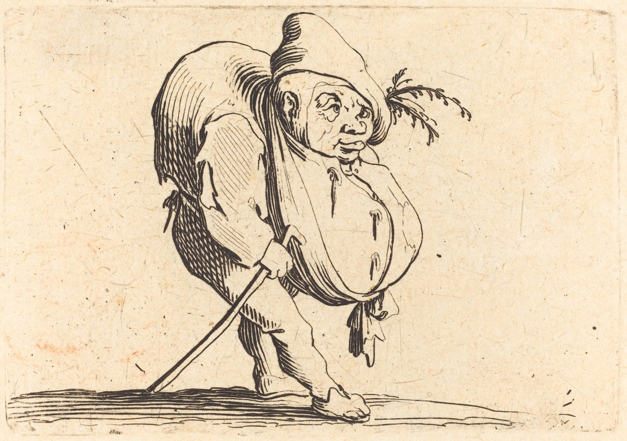 Dzwonnik z laską, ok. 1930 r. 1622. autorstwa Jacques Callot