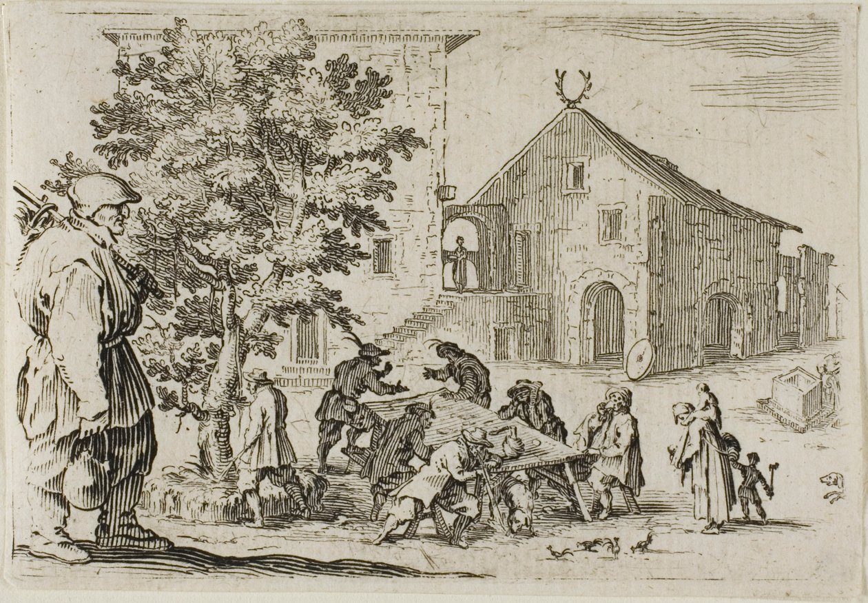 Karczma, z Kaprysów autorstwa Jacques Callot