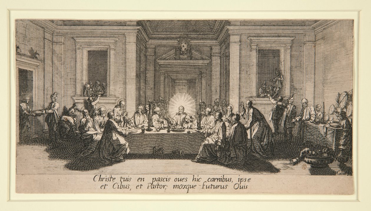 Ostatnia Wieczerza autorstwa Jacques Callot