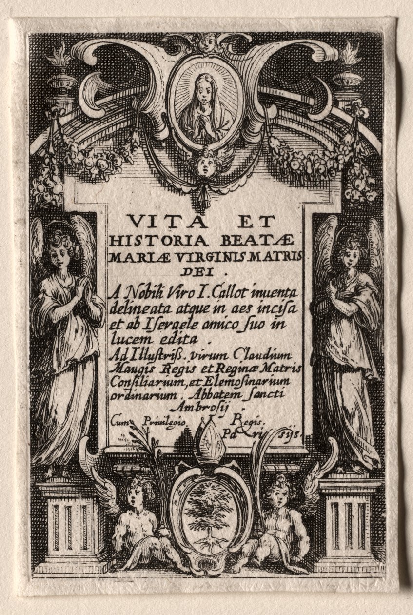 Życie Dziewicy autorstwa Jacques Callot