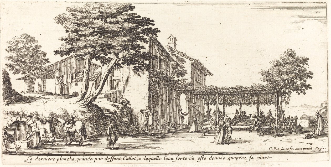 Mała krata, 1635. autorstwa Jacques Callot