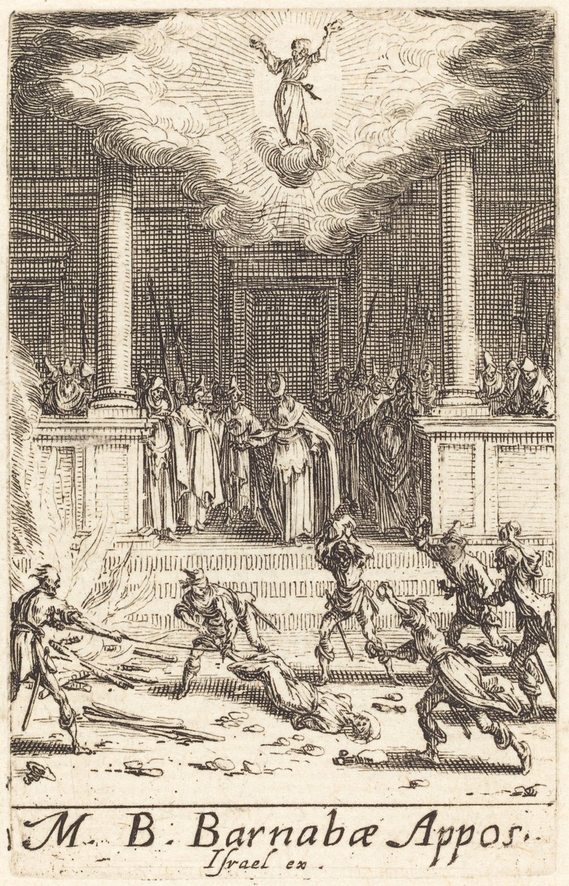 Męczeństwo św. 16341635. autorstwa Jacques Callot