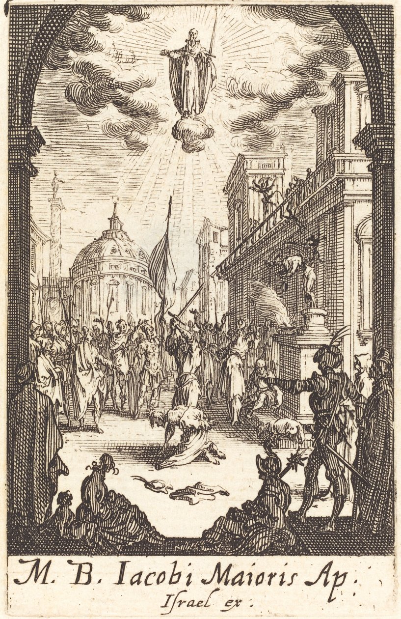 Męczeństwo św. Jakuba Majora autorstwa Jacques Callot