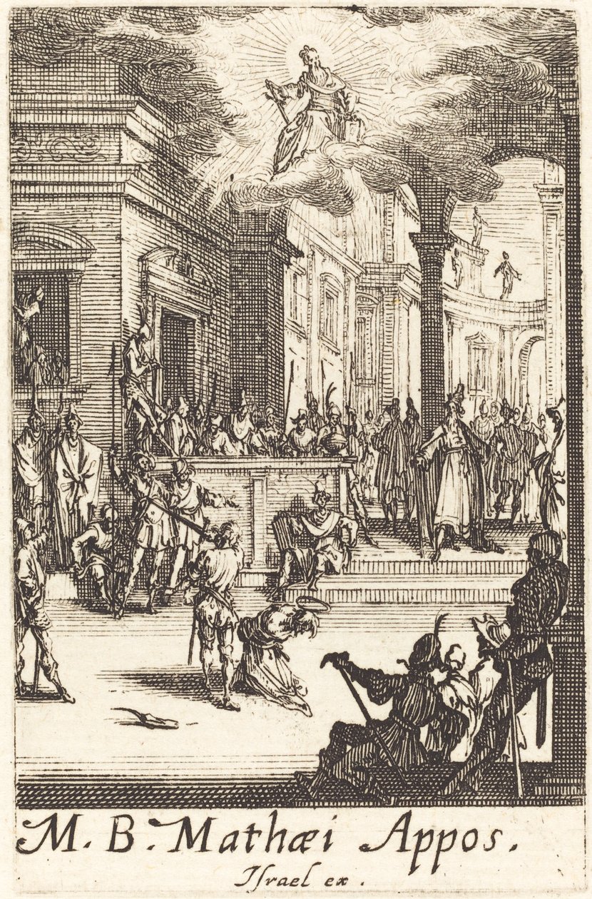 Męczeństwo św. Mateusza autorstwa Jacques Callot
