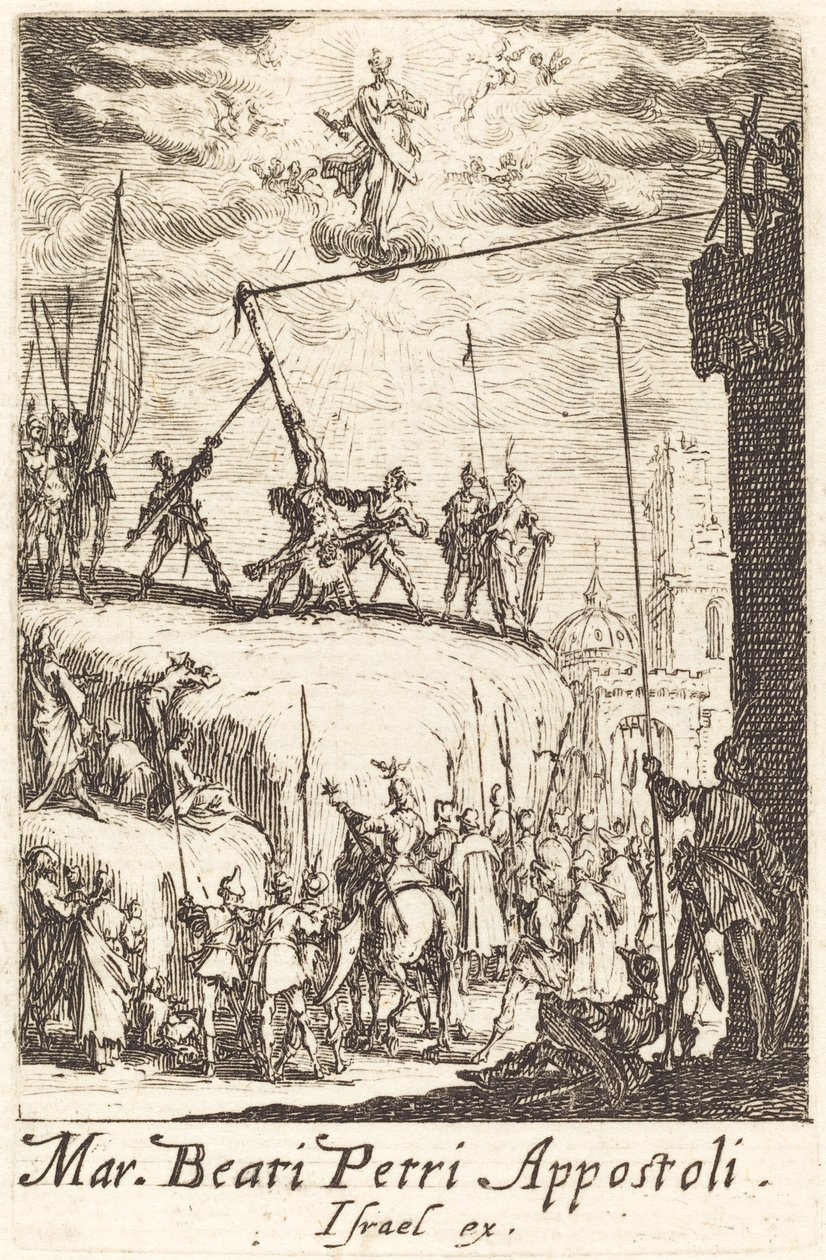 Męczeństwo św. Piotra autorstwa Jacques Callot