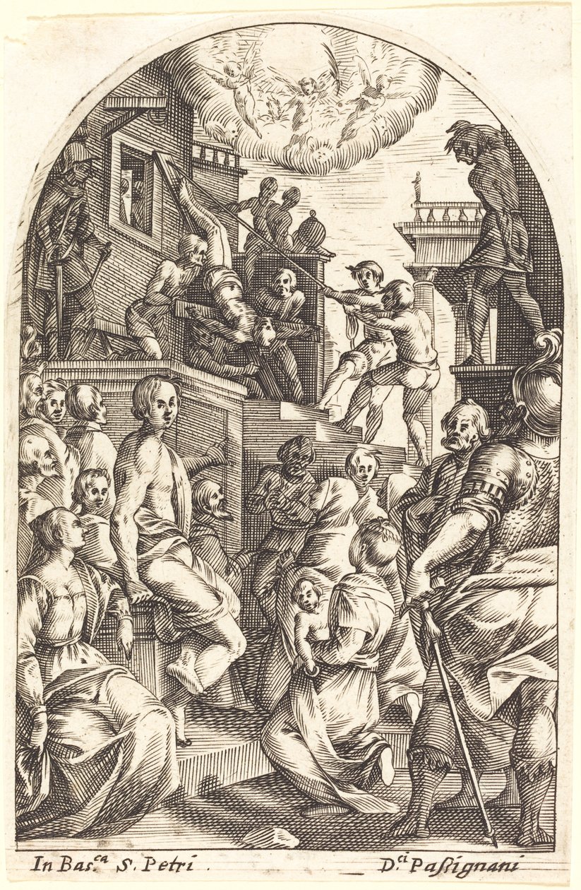 Męczeństwo św. Piotra autorstwa Jacques Callot