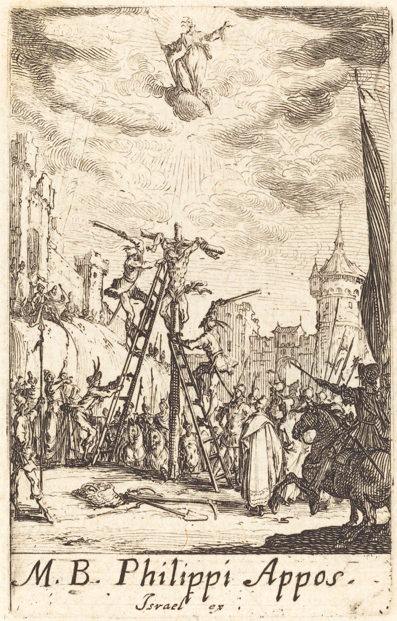 Męczeństwo św. Filipa autorstwa Jacques Callot