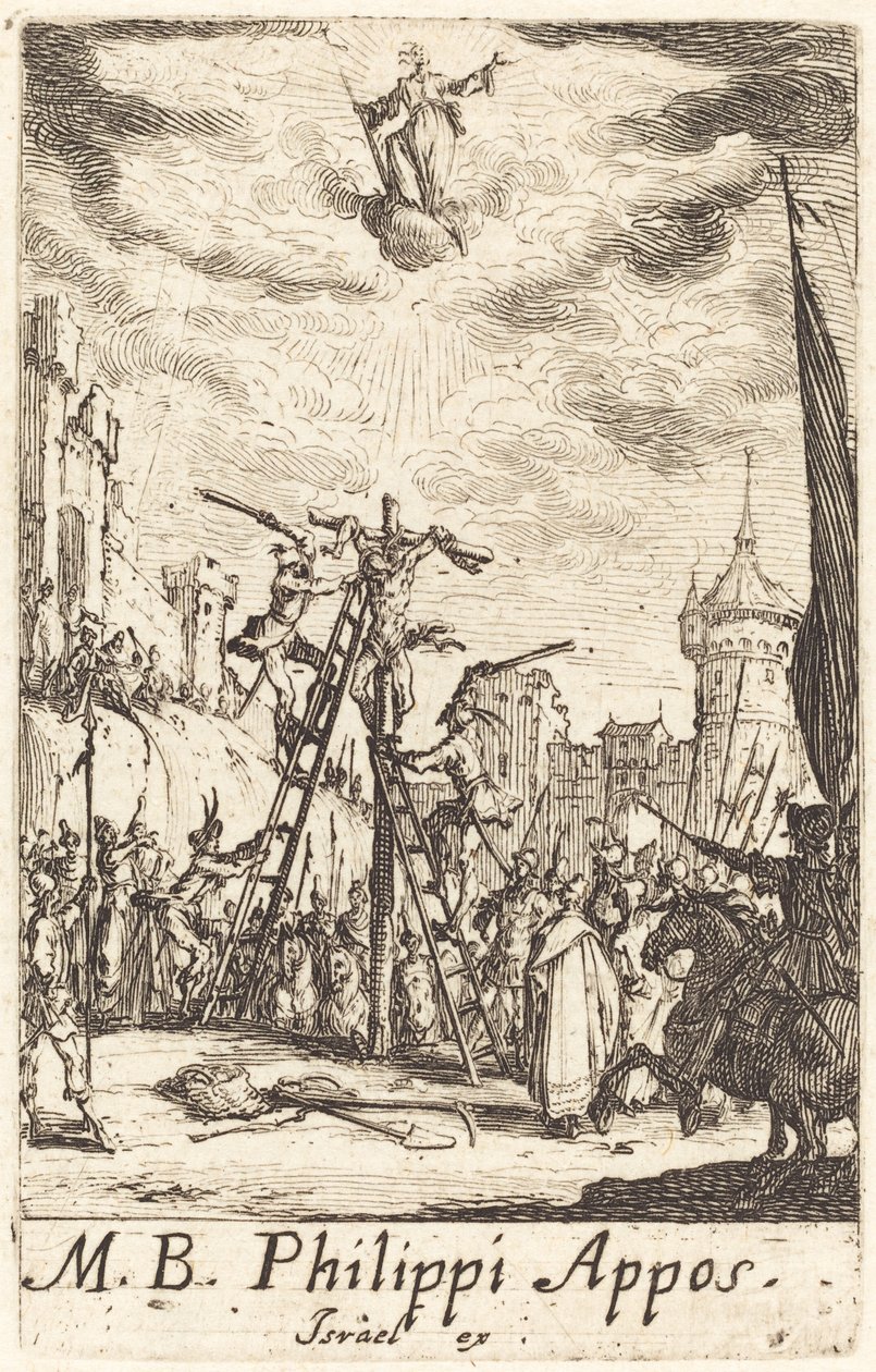 Męczeństwo św. Filipa autorstwa Jacques Callot
