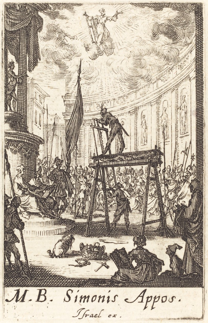 Męczeństwo św. Szymona autorstwa Jacques Callot