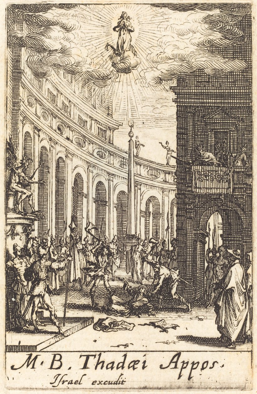 Męczeństwo św. 16341635. autorstwa Jacques Callot