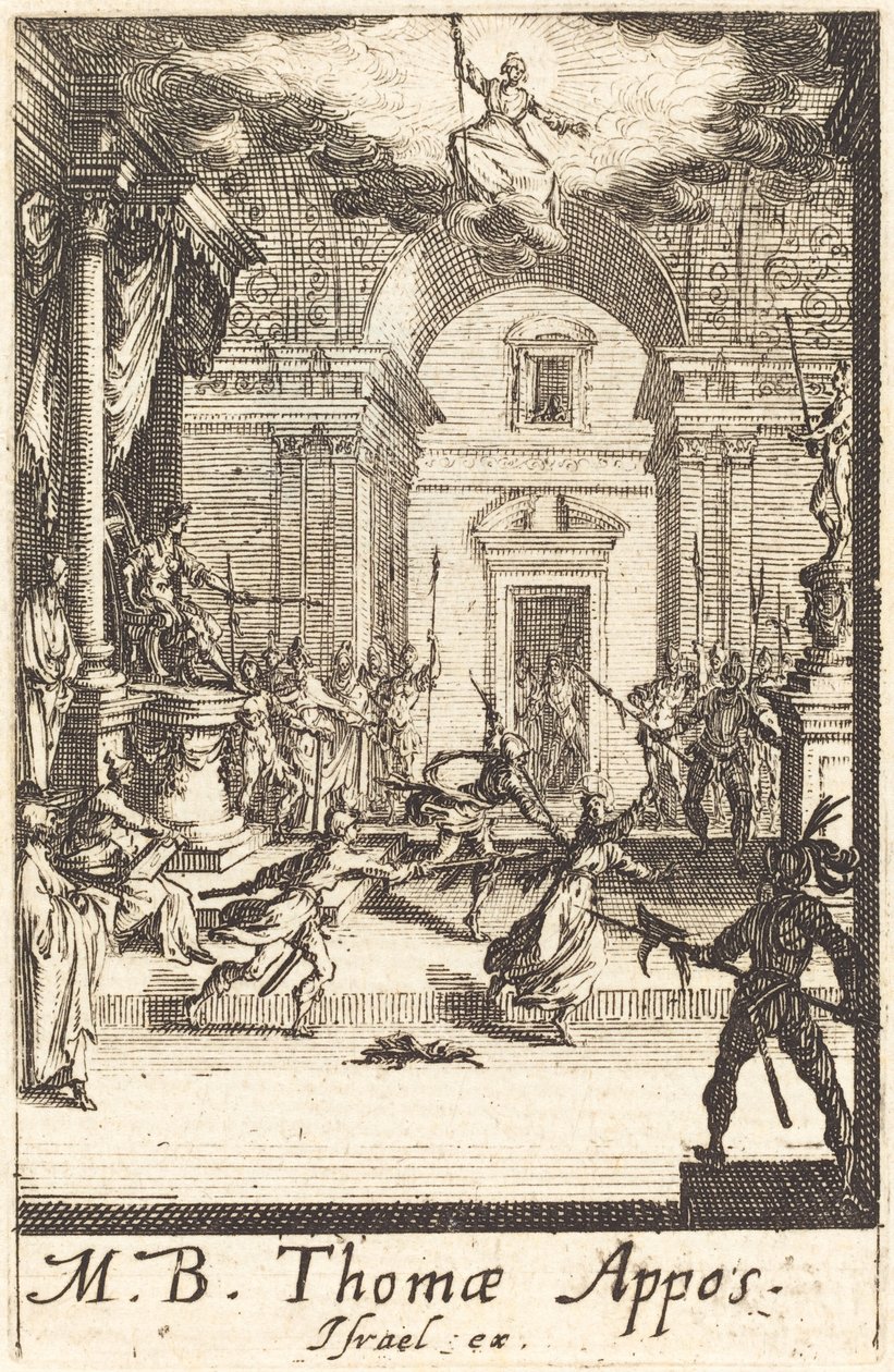 Męczeństwo św. Tomasza autorstwa Jacques Callot