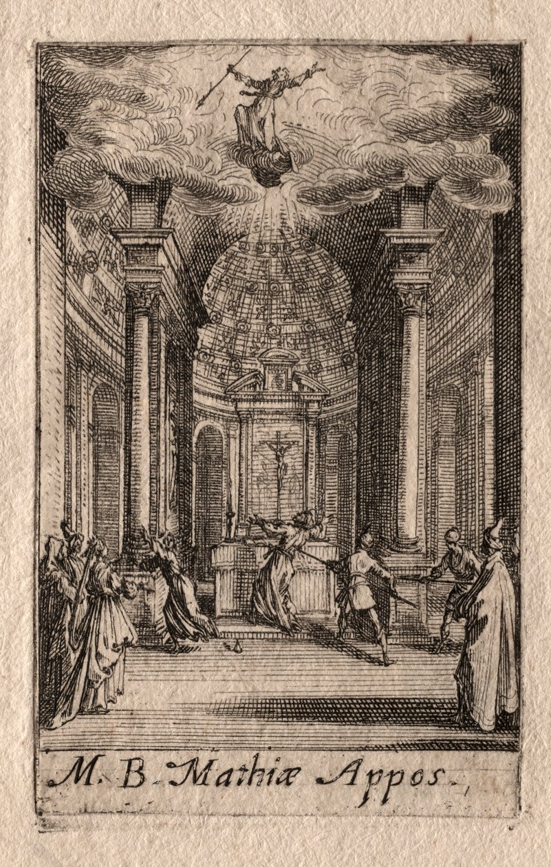 Męczeństwo Apostołów: Św. Maciej. autorstwa Jacques Callot