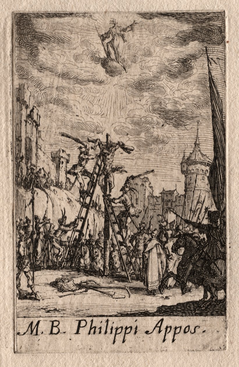 Męczeństwo Apostołów: Św. Filip autorstwa Jacques Callot