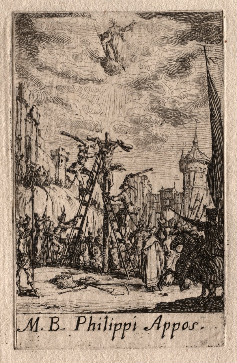 Męczeństwo Apostołów: św. Filip. autorstwa Jacques Callot