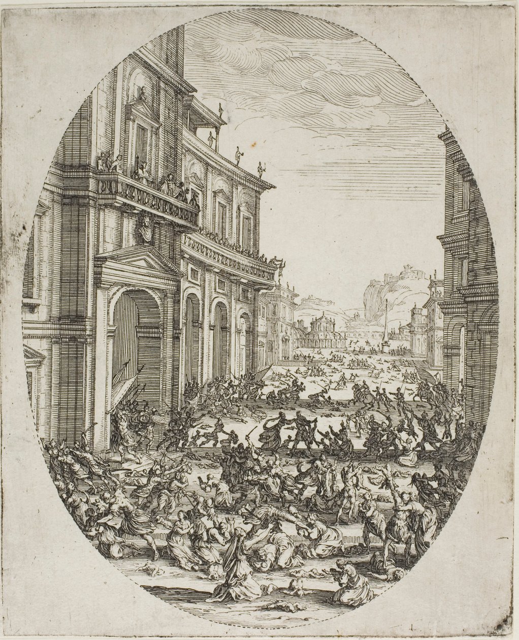 Masakra niewinnych (druga płyta) autorstwa Jacques Callot