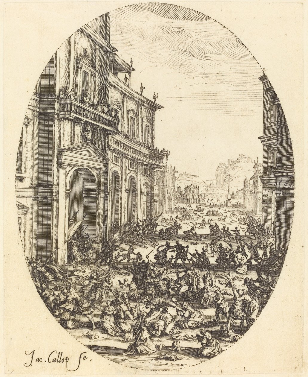 Rzeź Niewinnych, Druga Płyta autorstwa Jacques Callot
